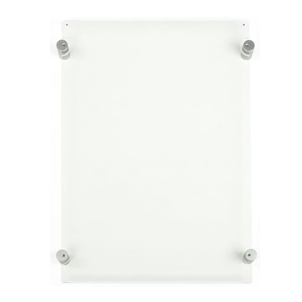 blank Perspex sign frame Size